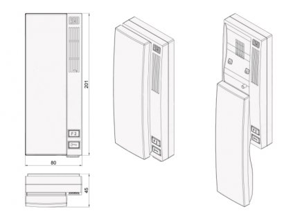 ACO MULTI-OCCUPANCY HOOPHONE CDNP6ACC pre 2 obyvateľov.