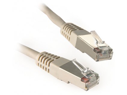 PATCHCORD CAT5E FTP 10M SIVÝ