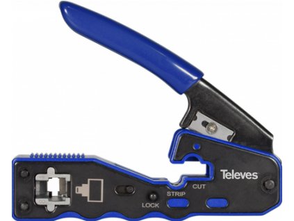 zaciskarka do zczy rj45 z automatycznym ciciem televes 209802 bab41bbd586d4