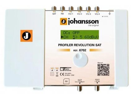 Programovateľný viacpásmový zosilňovač Johansson PROFILER Revolution 6702 SAT