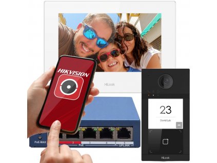 Súprava Hilook IP video-intercom od spoločnosti Hikvision IP-VIS-Pro-W