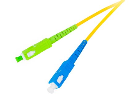 GETFORT SM SC/UPC-SC/APC SIMPLEXNÝ OPTICKÝ PATCHCORD 5M