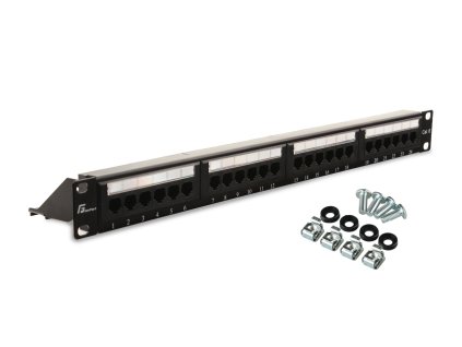 patch panel utp cat 6 24 porty pgf 6utp24 b4 getfort 1
