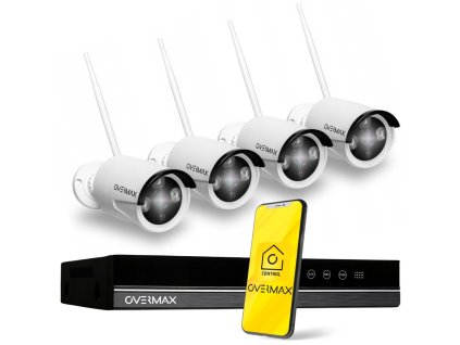 Monitorovacia súprava Overmax Camspot NVR 4.0 4 FullHD WI-Fi 2Mpx kamery