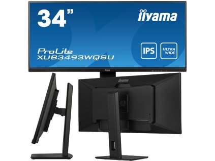 Monitor LED IIYAMA XUB3493WQSU-B5 34 palcov Ultra Wide