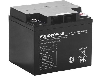AGM batéria EUROPOWER EPS series 12V 42Ah (životnosť 8-12 rokov)