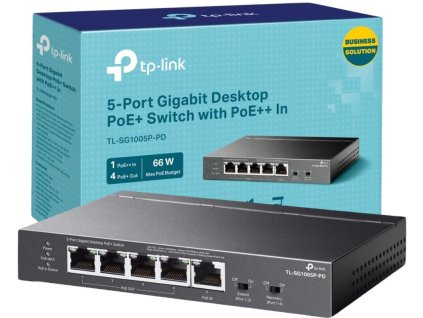 PREPÍNAČ TP-LINK TL-SG1005P-PD (POE++)