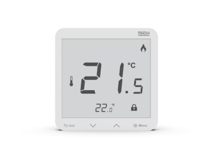 bezprzewodowy regulator pokojowy zasilany 230v dopuszkowy biay r8pz plus tech sterowniki 8b5ff12244c74