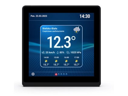 przewodowy panel kontrolny czarny cp04m tech sterowniki 72c329086ded4