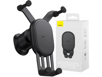 uchwyt samochodowy adowarka indukcyjna baseus suwx030001 qi 15w na kratk czarny d39cde45d2830