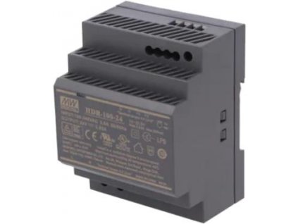 Káblový napájací zdroj 24 V DC 100 W pre DIN lištu čierny ZS-24/100 Tech Controls