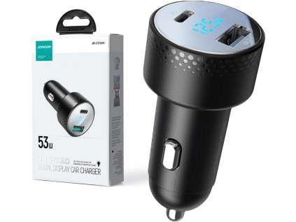 Joyroom CAR CHARGER JR-CCD01 53W 3.0A PD 3.0 QC 3.0 1x USB-A 1x USB-C