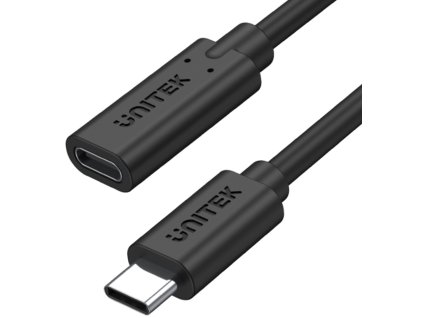 przeduacz unitek c14086bk usbc 10gbps 4k pd 100w 50cm 70a8295420061