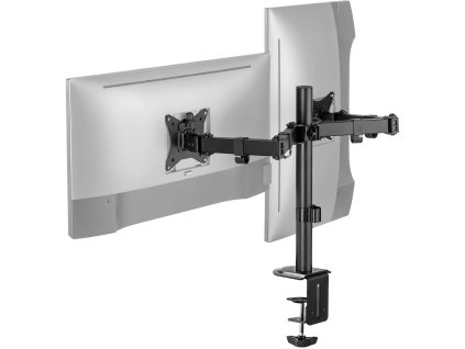 uchwyt biurkowy przegubowy na 2 monitory spacetronik spa120 6029c01bd930e