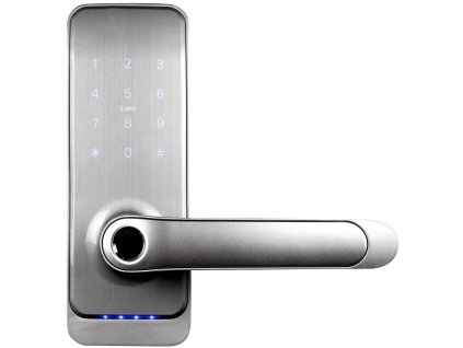 klamka z kontrolerem dostpu eura elh01h4 silver fbbdf868e88d5