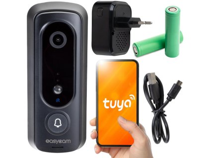 bezprzewodowy dzwonek z kamer wifi tuya easycam ecvdb2 3b17e8080a31c