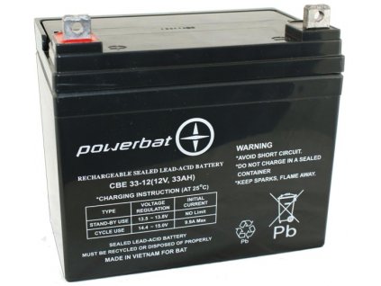 Batéria PowerBat AGM 12V 33Ah