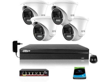 zestaw monitoringu kamera ip kenik kg8430dasildv2 28mm 53320a077ae95