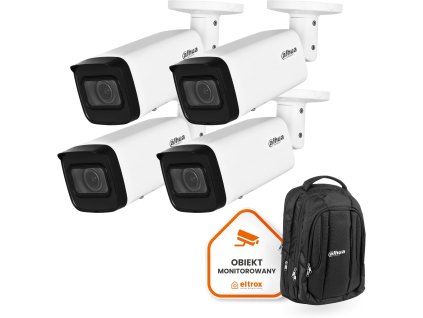 Sada 4 IP kamier DAHUA IPC-HFW2541T-ZAS-27135-S2