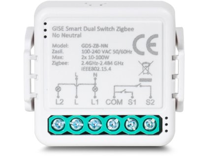 gise smart dual switch no neutral zigbee podwjny modu przekanikowy zigbee gdszbnn ffa77f244ca3c