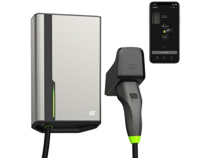 adowarka ev wallbox green cell habuden evgc021a2250 22kw type 2 5m gc app bt wifi a9f71af4648f1