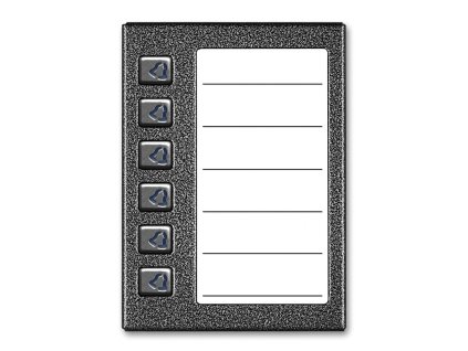 aco cdn 6np st podswietlany panel listy lokatorow z 6 przyciskami 1