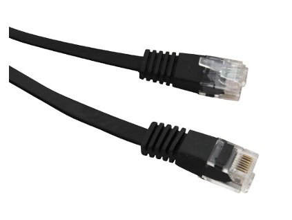 PATCHCORD CAT5E UTP 2M ČIERNY