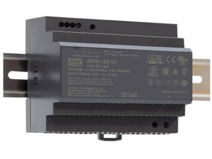 SPÍNANÝ NAPÁJACÍ ZDROJ PRE DIN LIŠTU MEAN WELL HDR-150-12 12V/150W/11,3A