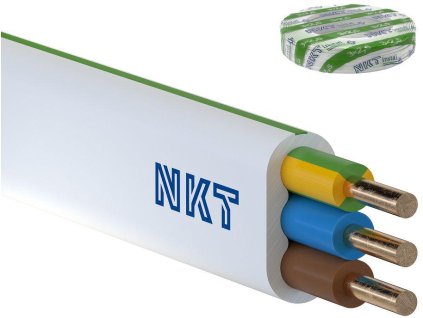 Kábel NKT install PLUS YDYp 3x2,5 žo 450/750V 100m
