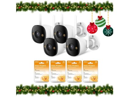 zestaw 4 kamer ip imou bullet 3 5mp z chmurami imou protect 9d033c45cb3b5