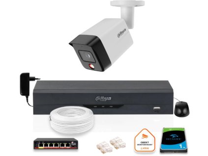 SADA IP kamery Dahua 6mpx IPC-HFW1639TC-A-IL-0280B-S6 + DISK 1TB