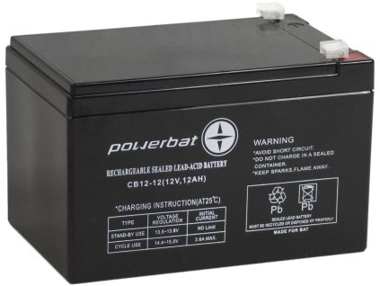 AGM batéria POWERBAT CB 12V 12Ah