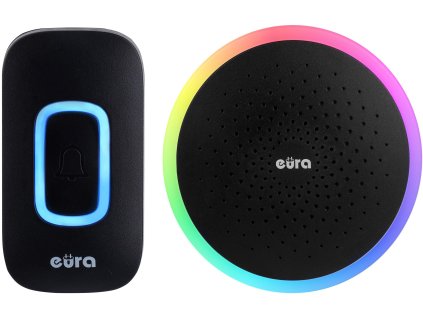 dzwonek bezprzewodowy eura wdp42a3 czarny 101ec876576b5