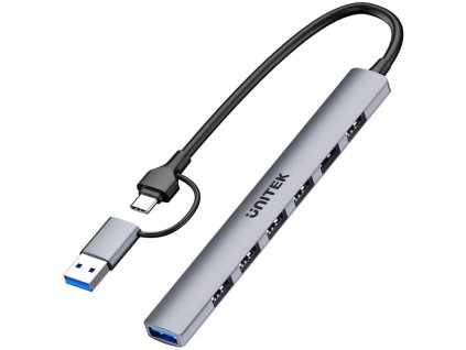 unitek hub usbac 7w1 z adapterem 2a6e4bc985805