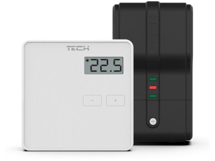 Bezdrôtový dvojstavový izbový ovládač biely ST-294v2 Tech controllers