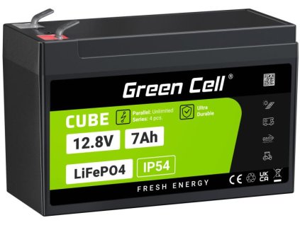 akumulator litowoelazowofosforanowy lifepo4 green cell cube 128v 7ah lfpgc12v7ah 6a9109fddfc12