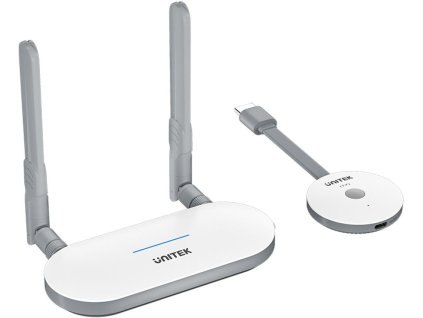 unitek bezprzewodowy nadajnik i odbiornik hdmi zasig do 50m biay fa1d5ac77a242