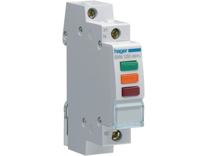 lampka sygnalizacyjna 230v ac 3 x led czerwona zielona pomaraczowa hager svn129 6b75a27c38996