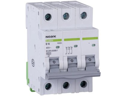 Istič 6 KA, C, 16A, 3P, Ex9BN 3P C16 Noark 100143