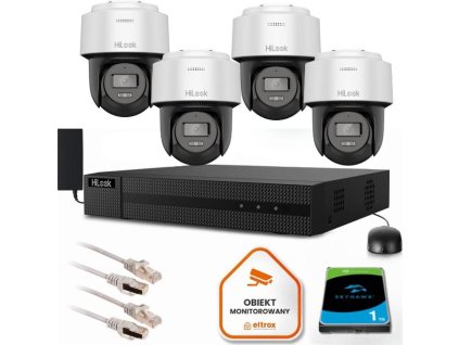 Hilook sada 4x Hilook 2MP PTZ-N2MP-P 2,8 mm