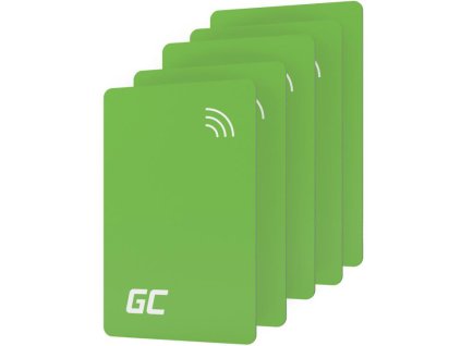 zestaw 5 kart dostpu nfc do stacji adowania ev greencell habuden evgcaknfc5 db8fc214a882b