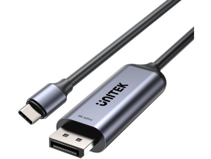 Obojsmerný kábel Unitek 8K USB-C na DisplayPort