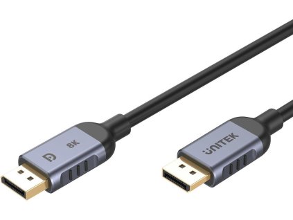 Unitek DisplayPort 1.4 kábel 8k 60hz, 4k 240hz, HDR, HDCP 2.3, DSC 1.2, 5m