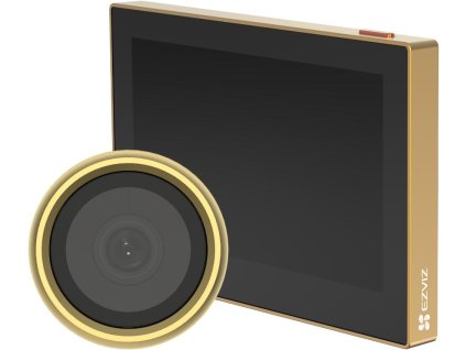 bezprzewodowy wizjer do drzwi ezviz hp2 2mp zoty 799e190816995
