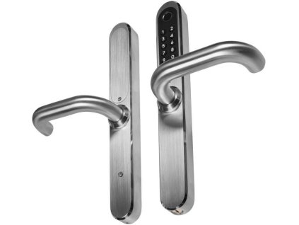 klamka z kontrolerem dostepu eura elh30h4 silver 3b71af2d63461