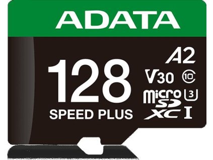 Pamäťová karta Adata microSD Speed Plus 128GB UHS1 U3 V30 A2 180/160 MB/s