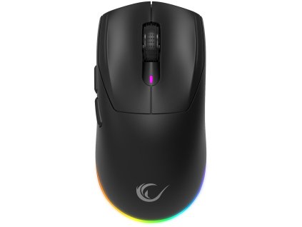 mysz bezprzewodowa rampage prote m5 24000 dpi rgb led 1k hz czarna 01e558a5895bf