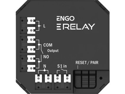 ENGO Controls EREL-12ZB - Inteligentné relé ZigBee pre systém ENGO Smart, 1x12A, NO-COM
