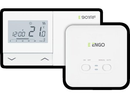 ENGO Controls E901-RF - Regulátor teploty, bezdrôtový, týždenný, elektronický