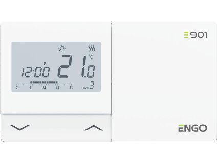 ENGO Controls E901 - Regulátor teploty káblový, týždenný, elektronický